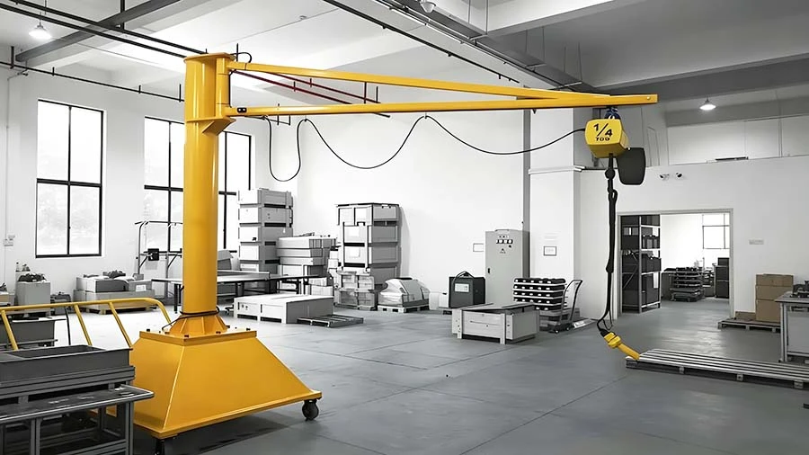 Portable Jib Crane Application Portable Jib Crane Application